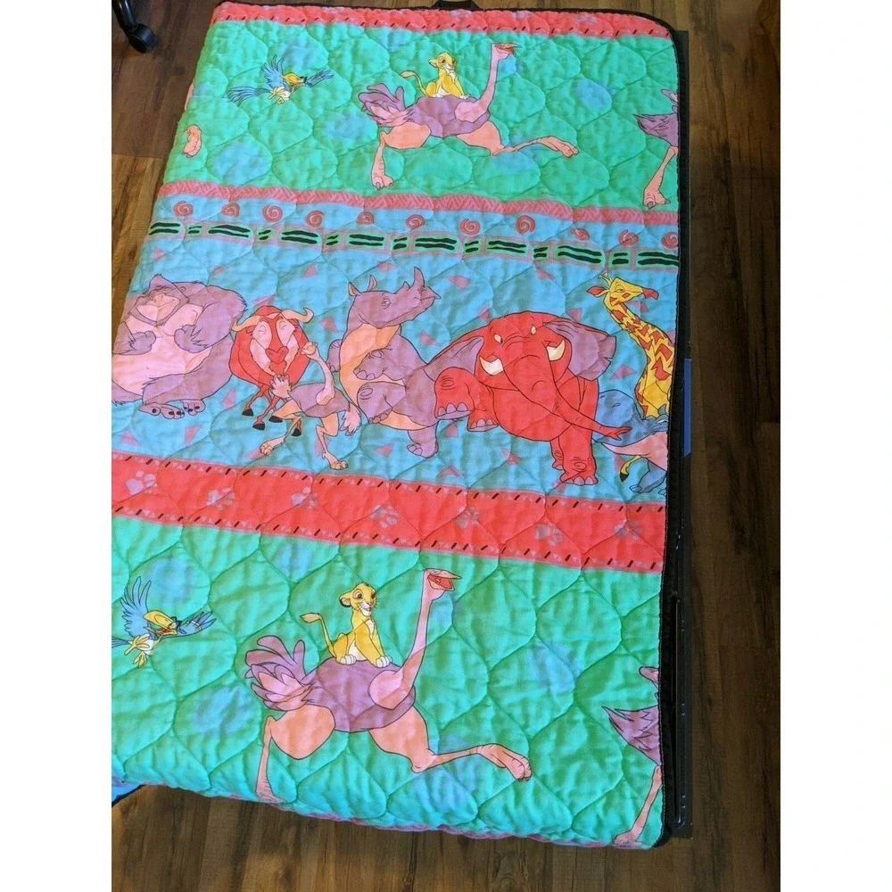 Disney Lion King Quilted Crib‎ Blanket Sheet Set
